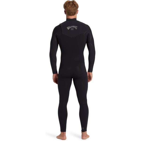 2026 Billabong Mens Furnace Natural 3/2mm Chest Zip Wetsuit ABYW100264 - Black